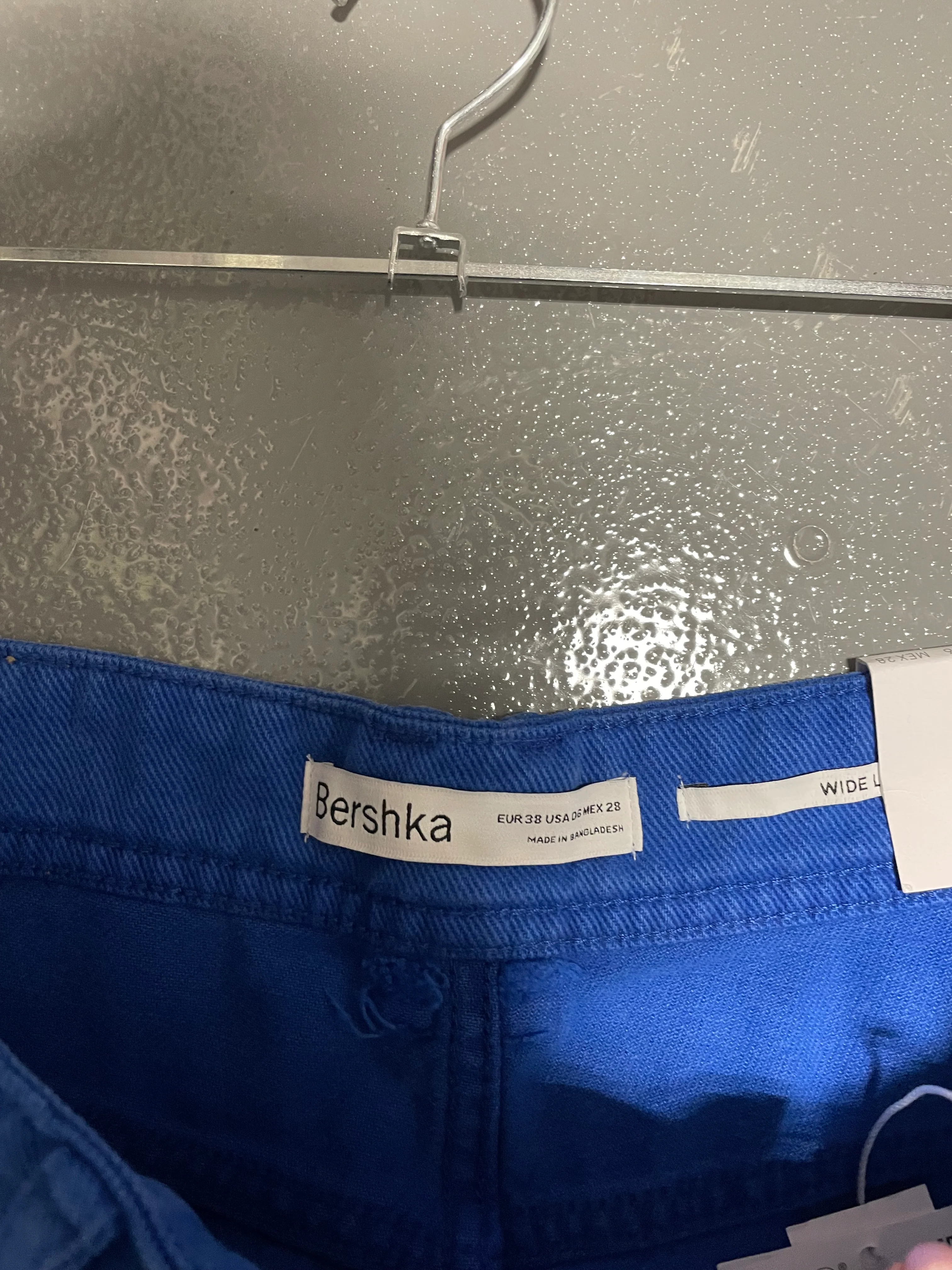 Bershka Blue Wide Leg Jeans - Image 3