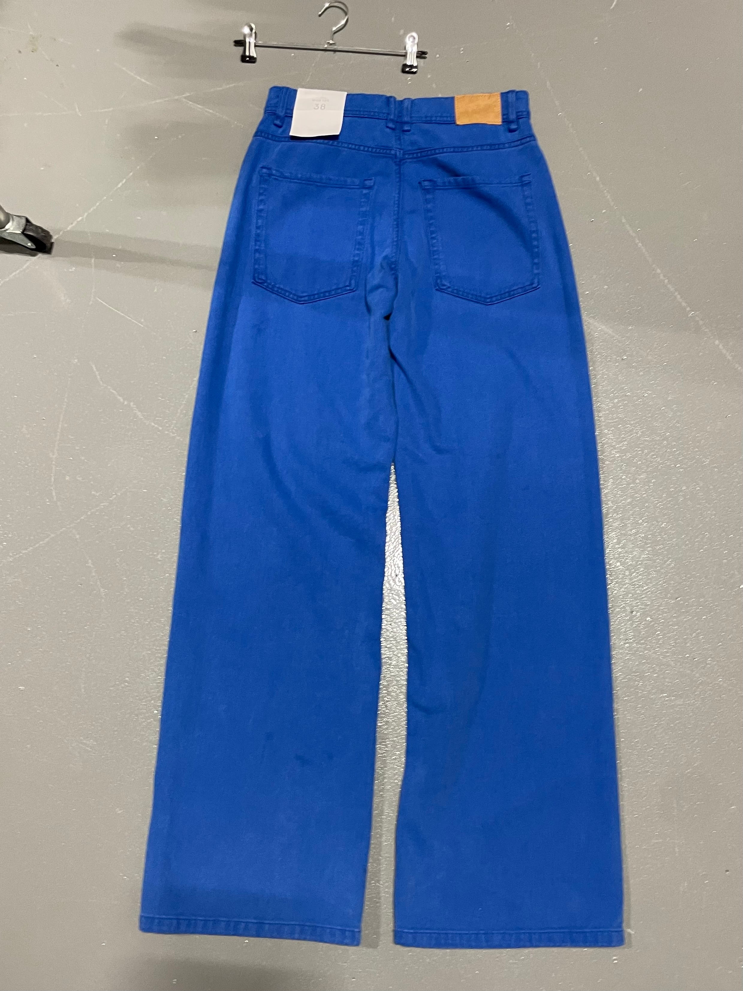 Bershka Blue Wide Leg Jeans - Image 7