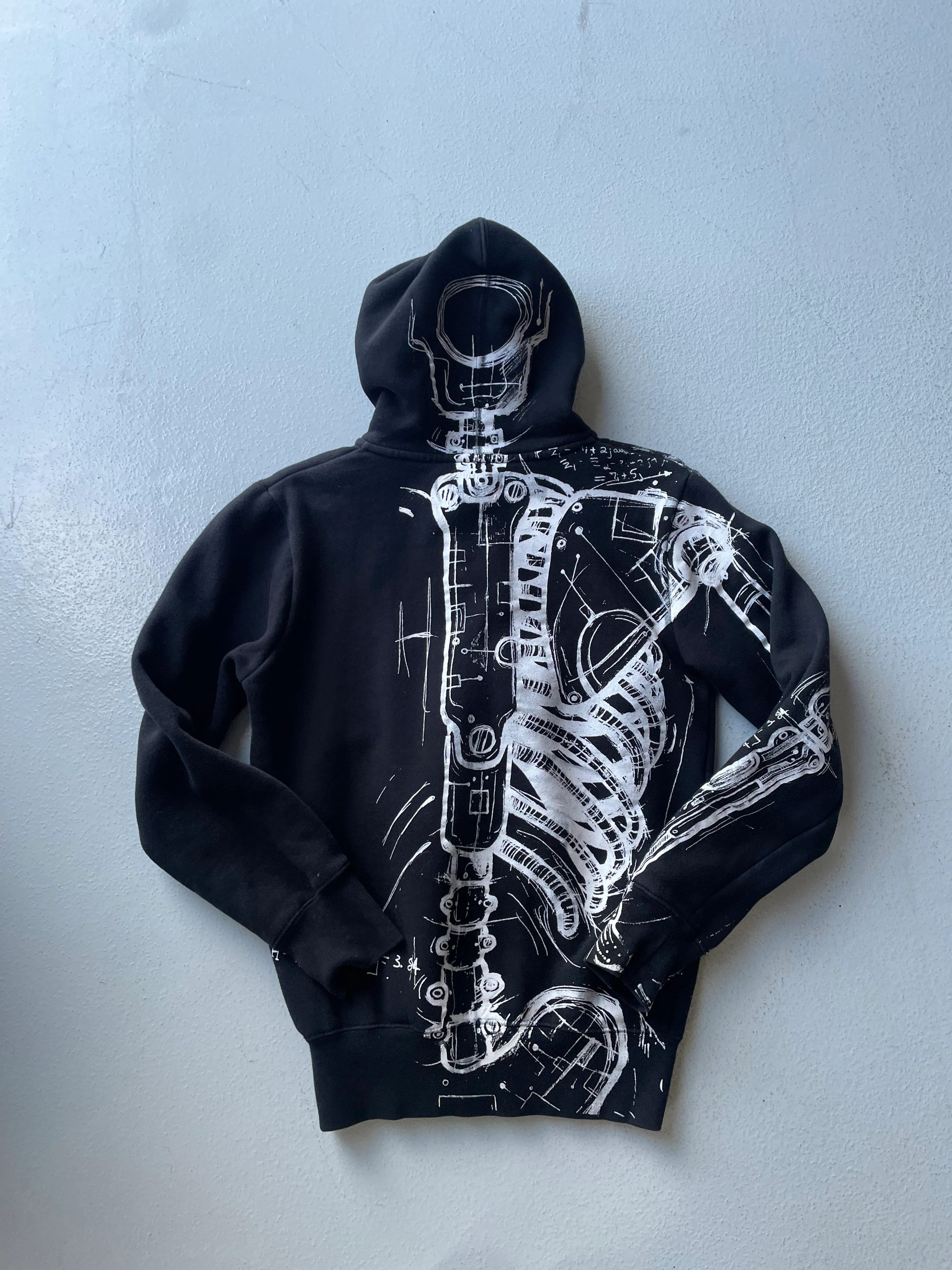 Black Iron Fist Graphic Print Zip Up Hoodie - Image 5