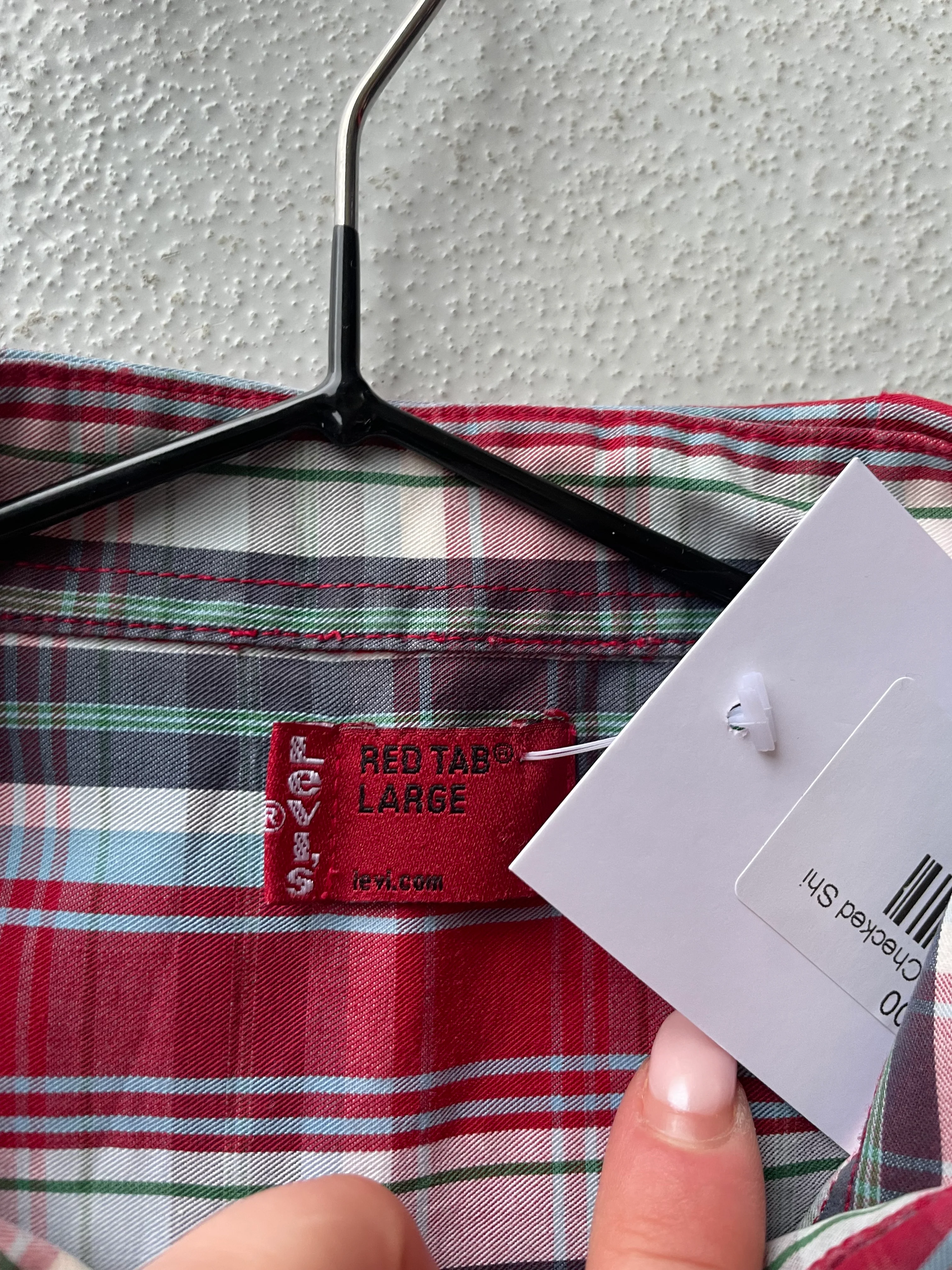 Levi’s Short Sleeve Checked Shirt - Image 2