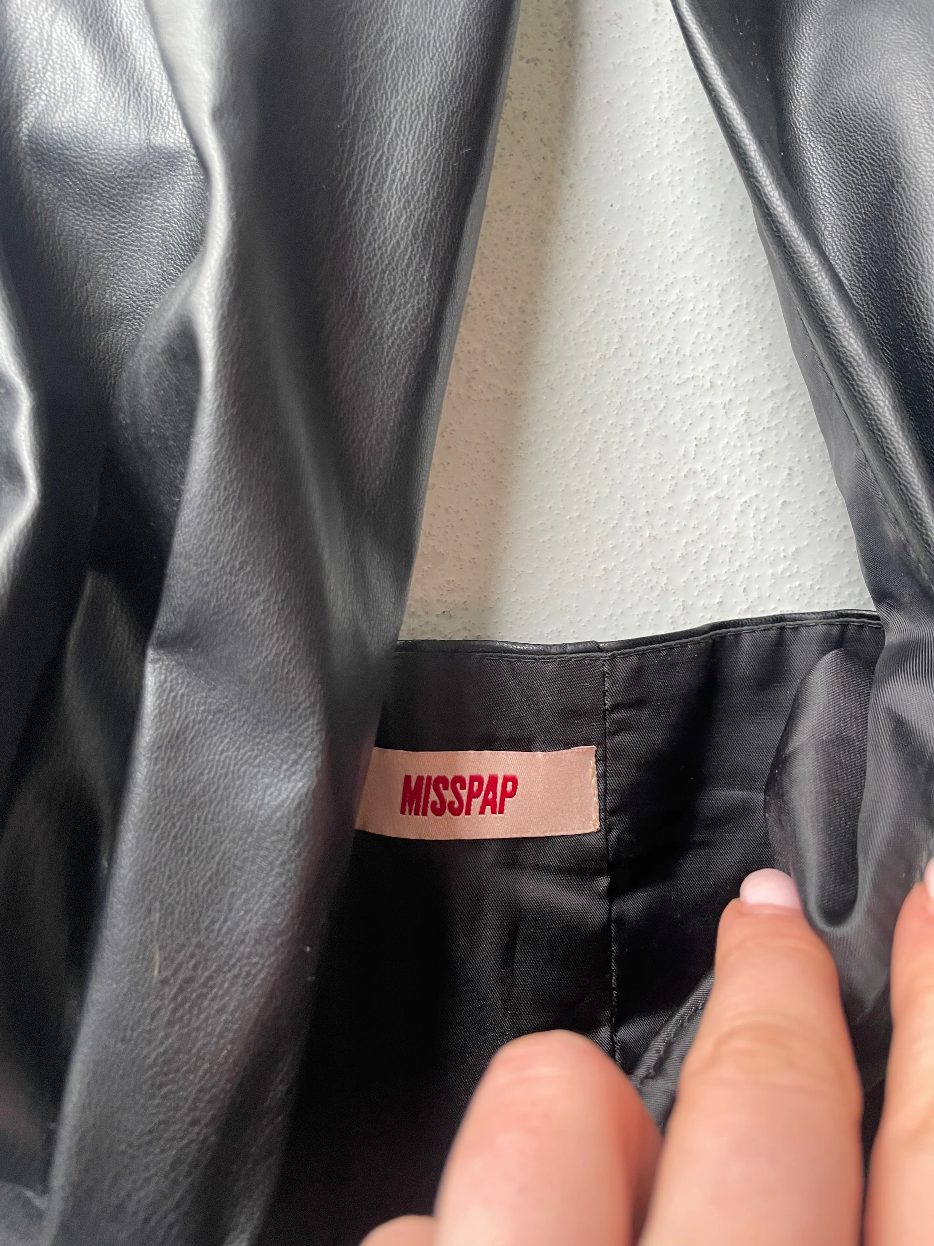 Misspap Leather Dress - Image 3