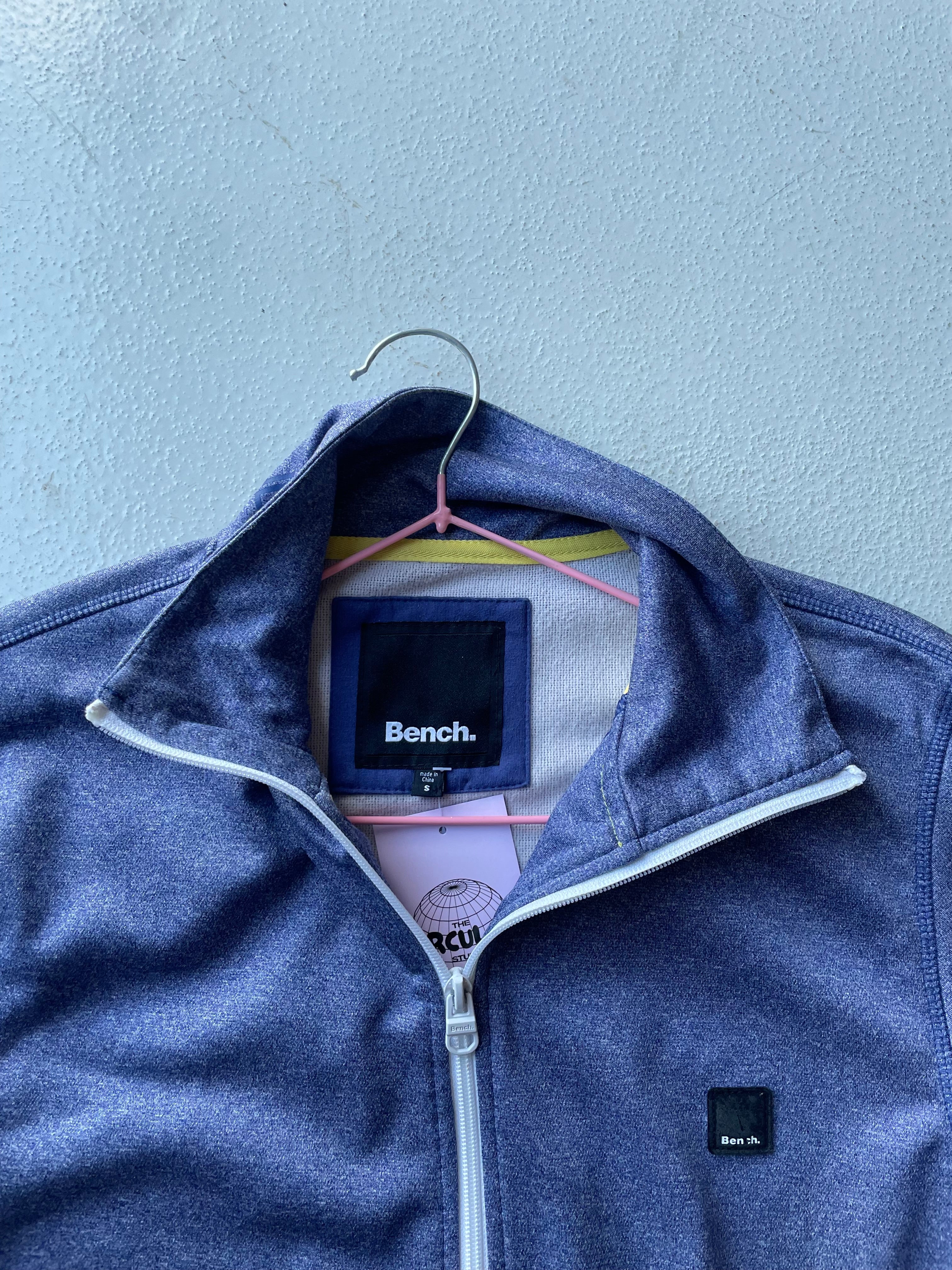 Vintage 90s Bench Blue Zip Up Jacket - Image 3