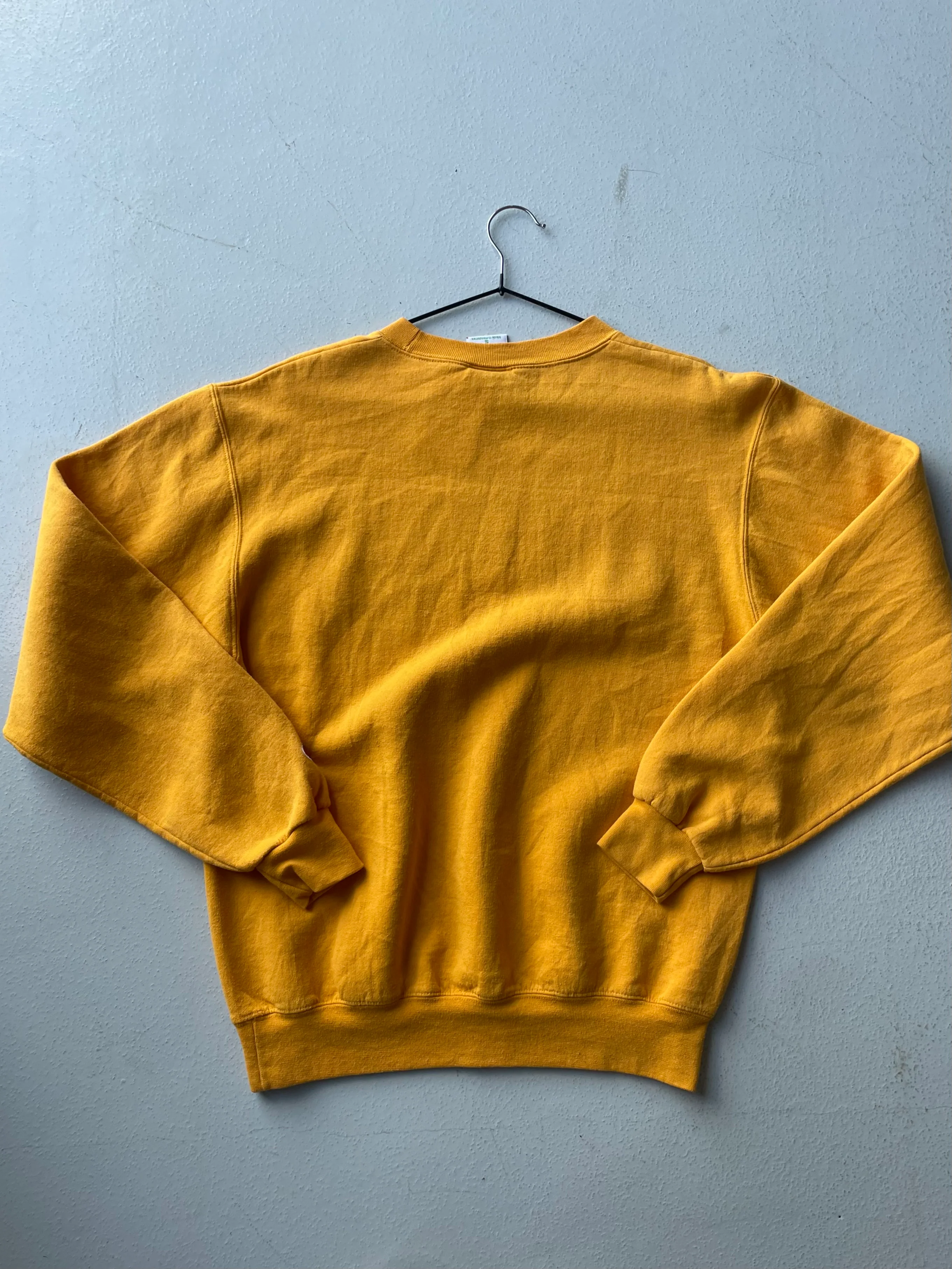 Vintage 90s Champion Yellow Spellout Pullover - Image 4