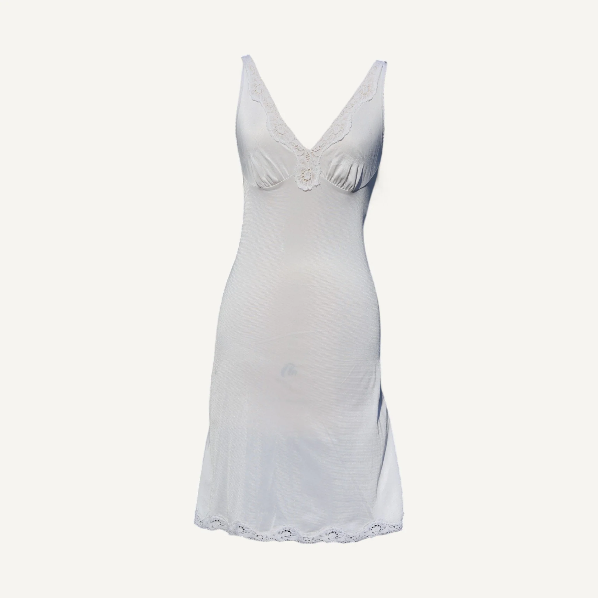 Vintage St Michaels White Lace Dress