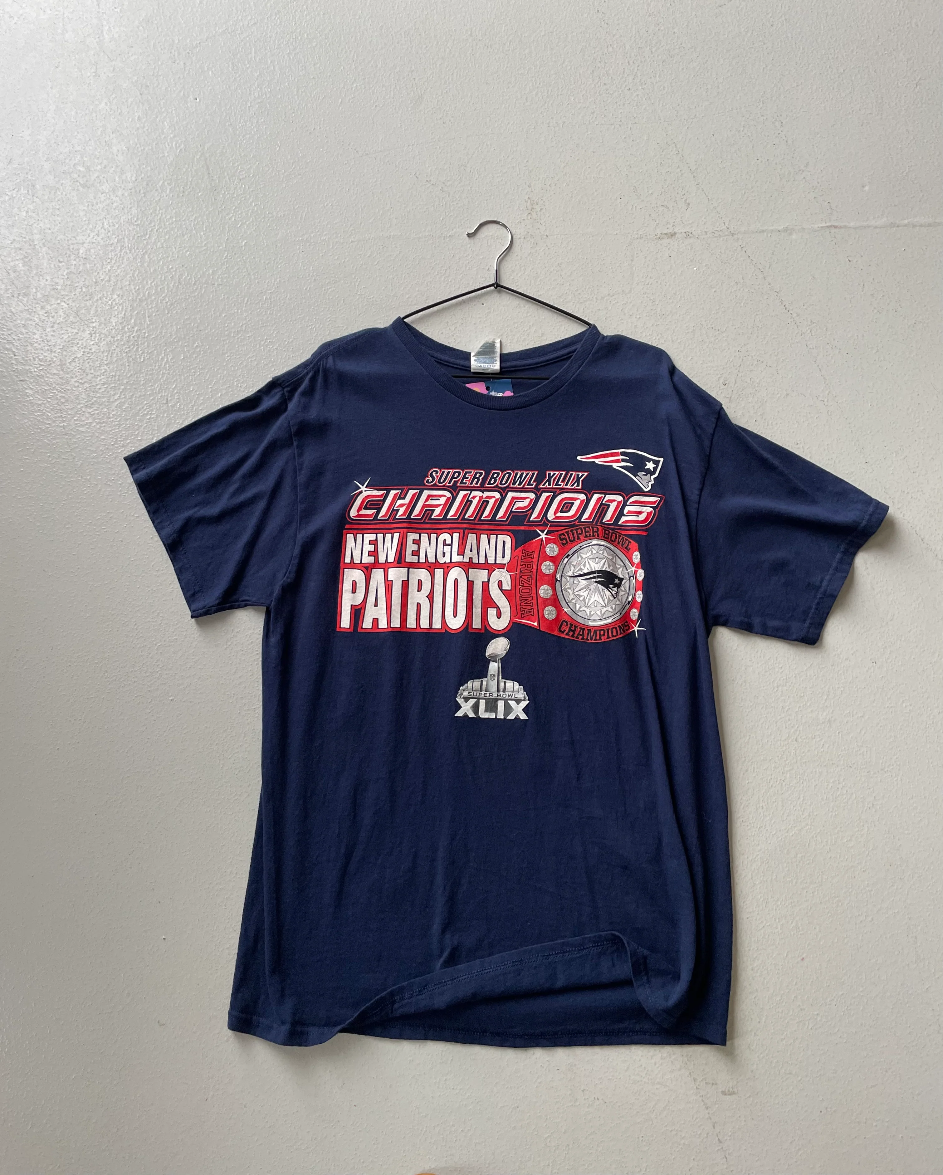 Vintage New England Patriots Navy T-shirt
