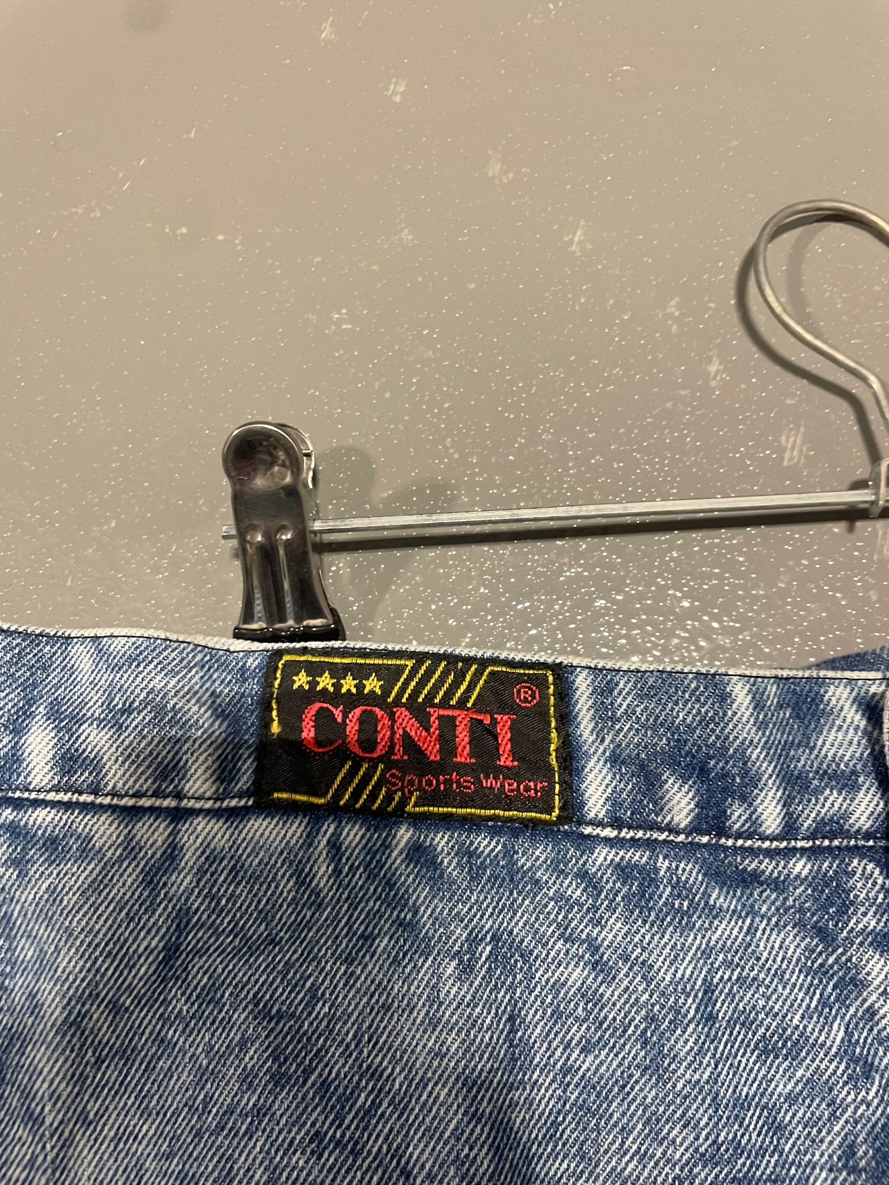 Vintage y2k Acid Wash Denim Skirt - Image 6
